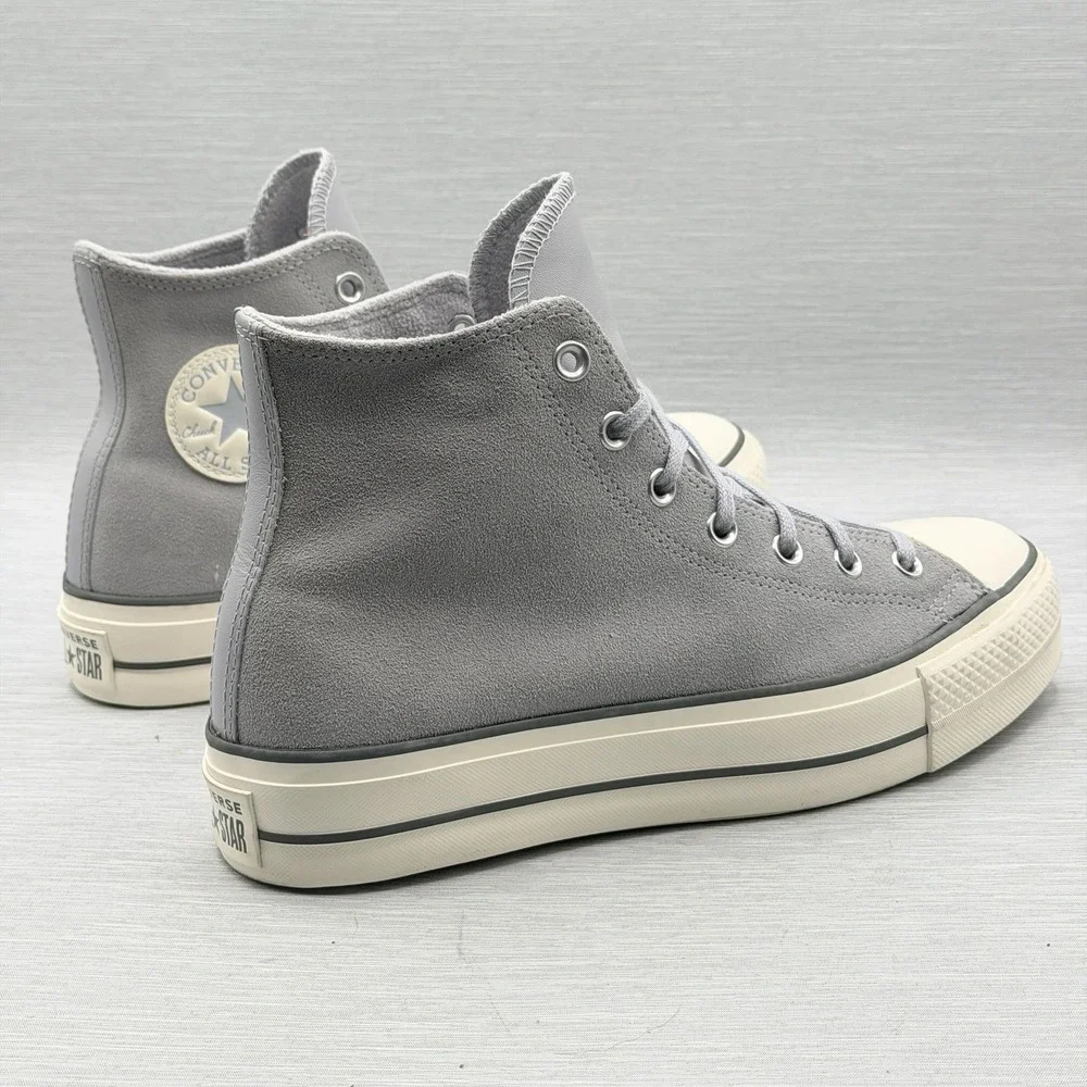 Converse Women's 11 Chuck 70 Plus Grey Blue Suede Leather High Top A03251C